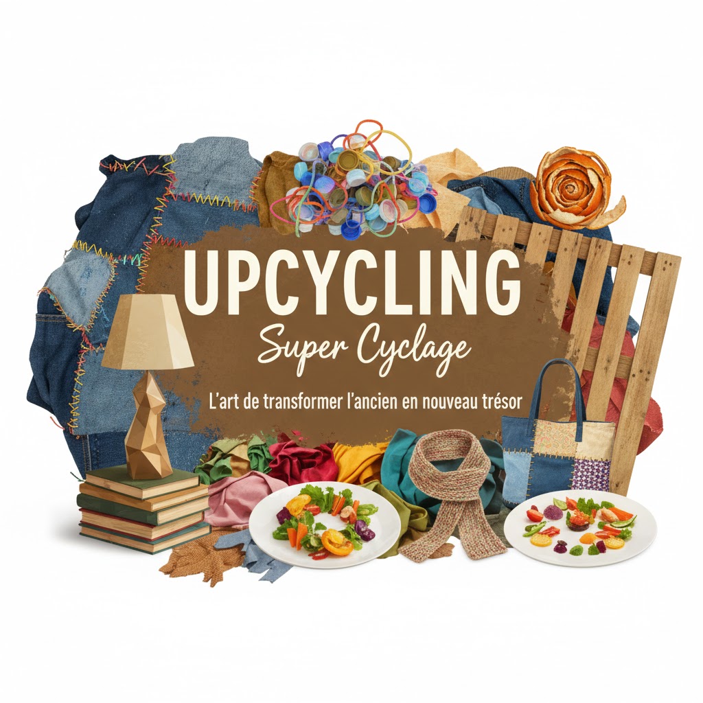 notre mission : upcycling, l'art de transformer l'ancien en nouveau trésor